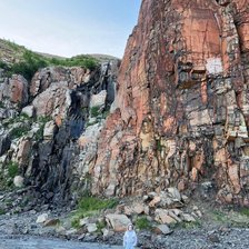 Схема вышивки «Горы Норильска»