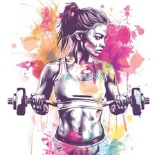 Схема вышивки «Спорт»