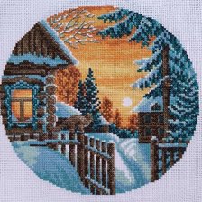 Схема вышивки «Зимний вечер»