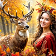 Схема вышивки «осень»