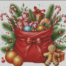 Схема вышивки «Новогодняя»