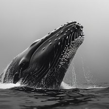 Схема вышивки «Кит»