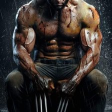 Схема вышивки «Россомаха, спорт»