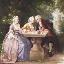 Схема вышивки «В парке»