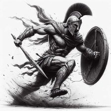 Схема вышивки «Гладиатор»