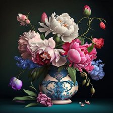 Схема вышивки «Цветы»