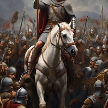 Схема вышивки «Богатыри»