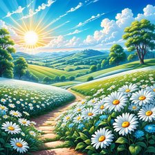 Схема вышивки «живопись»