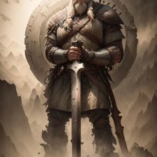 Схема вышивки «Богатырь»