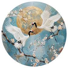 Схема вышивки «Журавли»