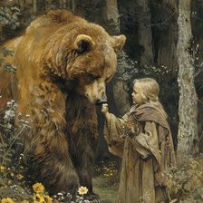 Схема вышивки «Gentle Bear»