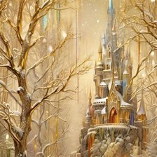 Схема вышивки «Праздник в замке»