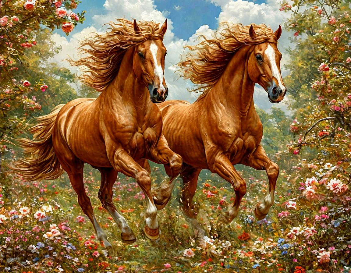 №2837855 - кони, животные - оригинал