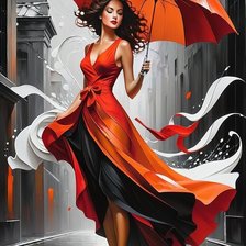 Схема вышивки «женский образ»