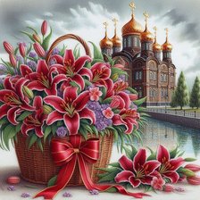 Схема вышивки «живопись»