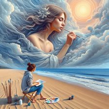 Схема вышивки «живопись»