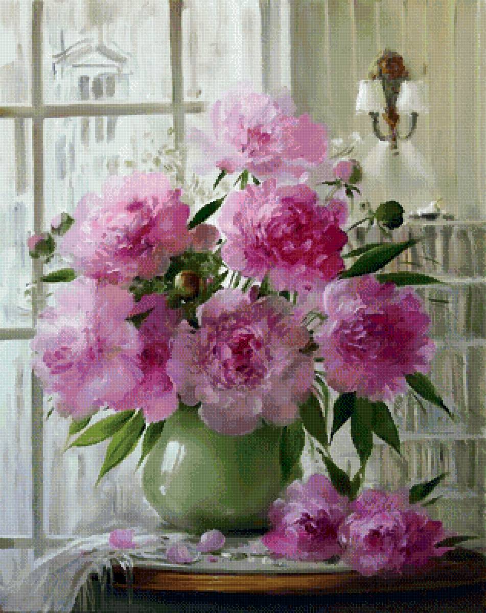 пионы - предпросмотр