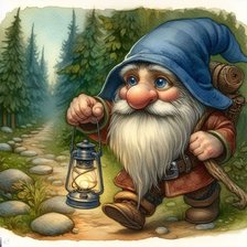 Схема вышивки «гном»