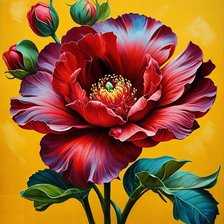 Схема вышивки «цветы»