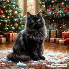 Схема вышивки «Я к Вам с подарком!»