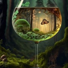 Схема вышивки «Природа в бокале»