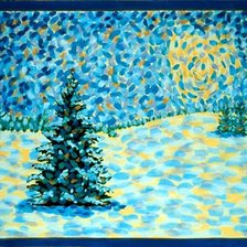 Схема вышивки «Новый год»