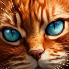 Схема вышивки «кот»