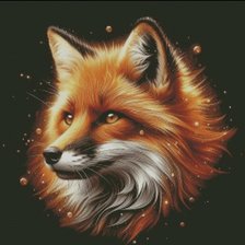 Схема вышивки «Лисица»