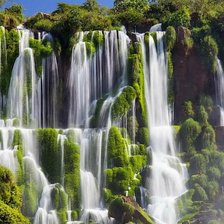 Схема вышивки «Водопад»