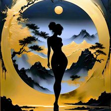 Схема вышивки «Одиночество»