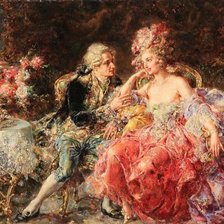 Схема вышивки «галантный век»