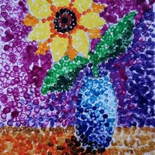 Схема вышивки «Цветы букет»