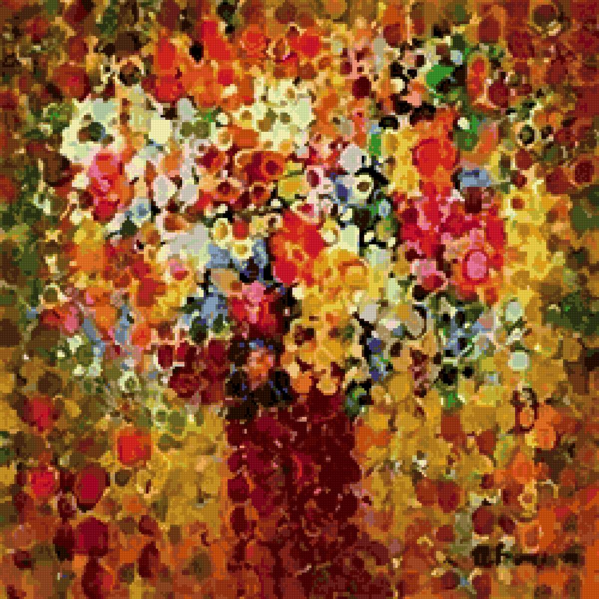 Анджело франко - цветы букет - предпросмотр