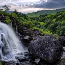 Схема вышивки «Водопад»