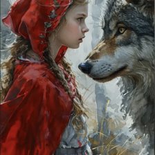 Схема вышивки «Red riding hood»