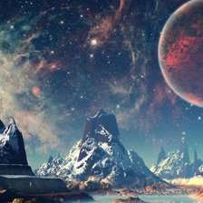 Схема вышивки «Иные миры»