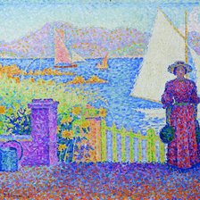 Схема вышивки «Поль синьяк»