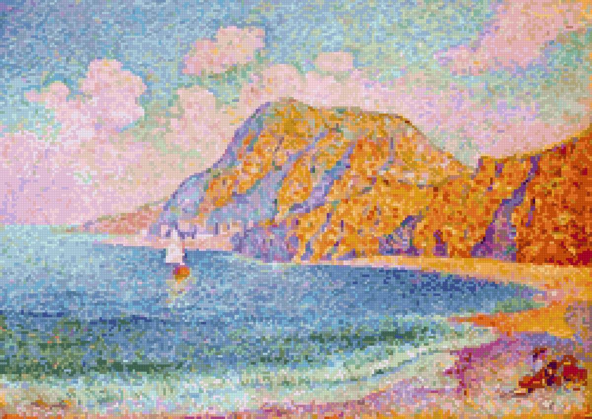 Поль синьяк - природа пейзаж море парусник - предпросмотр