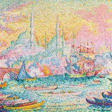 Схема вышивки «Поль синьяк»