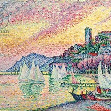 Схема вышивки «Поль синьяк»