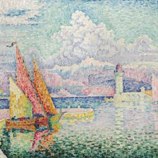 Схема вышивки «Поль синьяк»