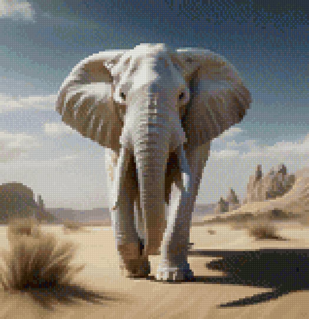 Белый слон - слон - предпросмотр