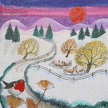 Схема вышивки «Зима природа пейзаж»