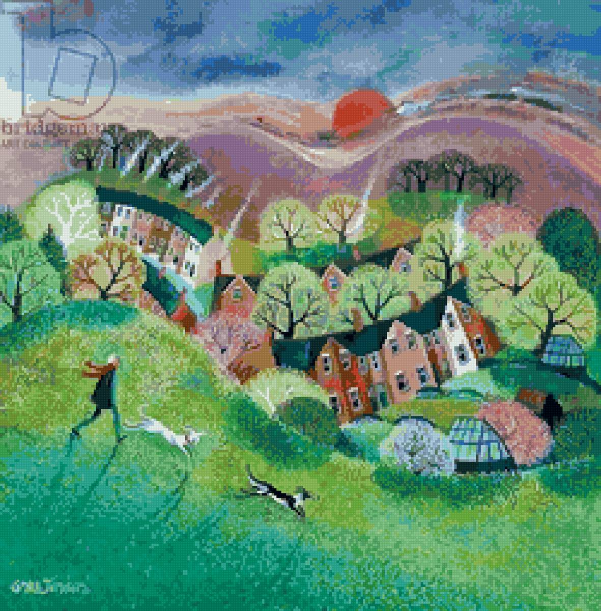 Природа пейзаж собаки - природа пейзаж собаки - предпросмотр