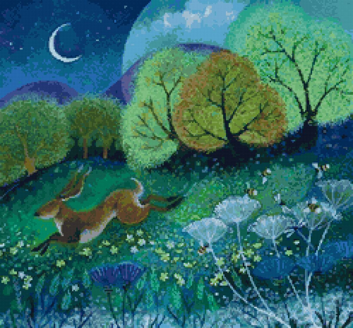 Природа пейзаж лес заяц - природа пейзаж лес заяц - предпросмотр