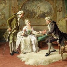 Схема вышивки «галантный век»