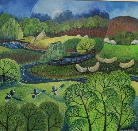 Лето природа пейзаж  лес поле - оригинал