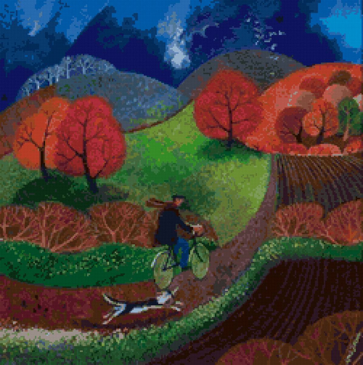 №2841568 - природа пейзаж лето осень поле лес - предпросмотр