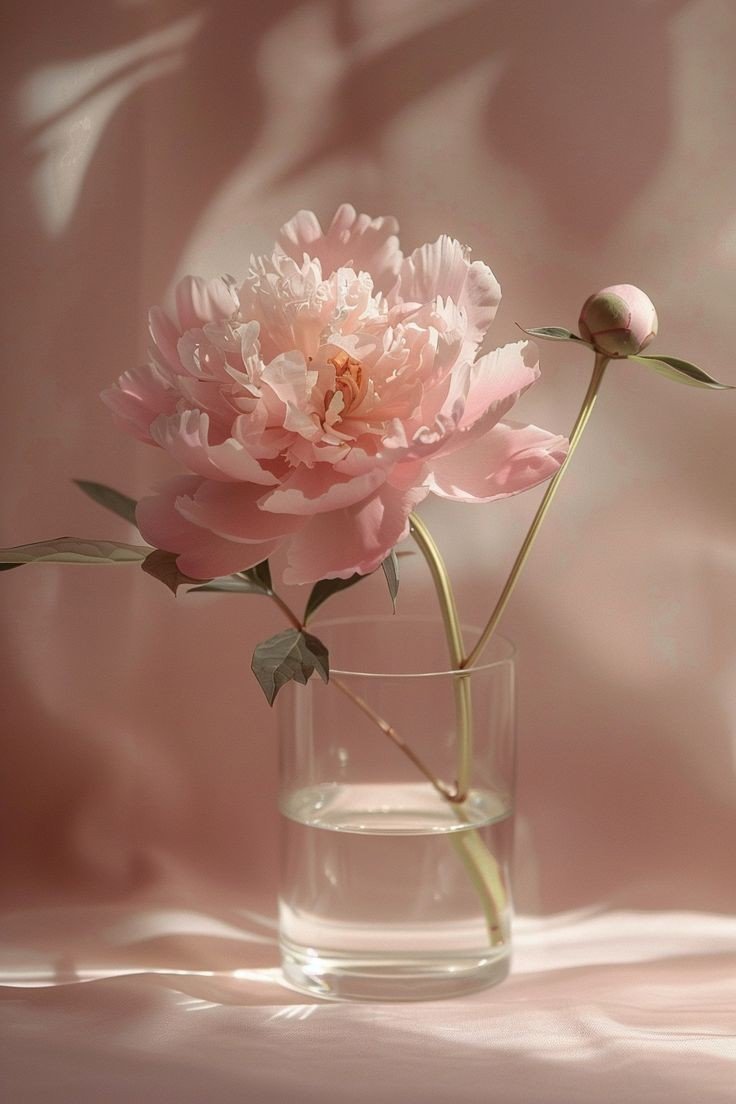 Пион в вазе - пион, цветок, ваза - оригинал