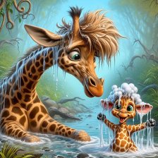 Схема вышивки «животные»